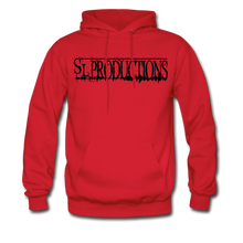 Load image into Gallery viewer, Black Logo Hoodie - red