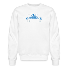 Load image into Gallery viewer, Zoe Gabrielle Crewneck - white