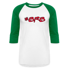 Load image into Gallery viewer, #BRB Baseball Tee - white/kelly green