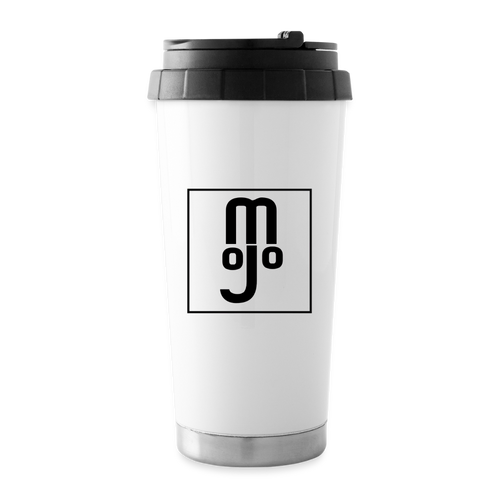 16 oz Travel Mug - white