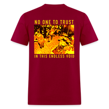 Load image into Gallery viewer, No Trust  Tee - dark red
