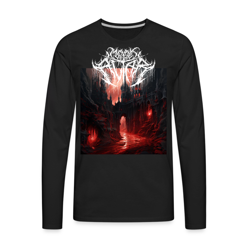 Men's Premium Long Sleeve T-Shirt - black