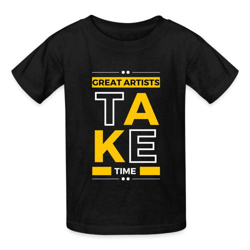 Youth Tagless Tee - black