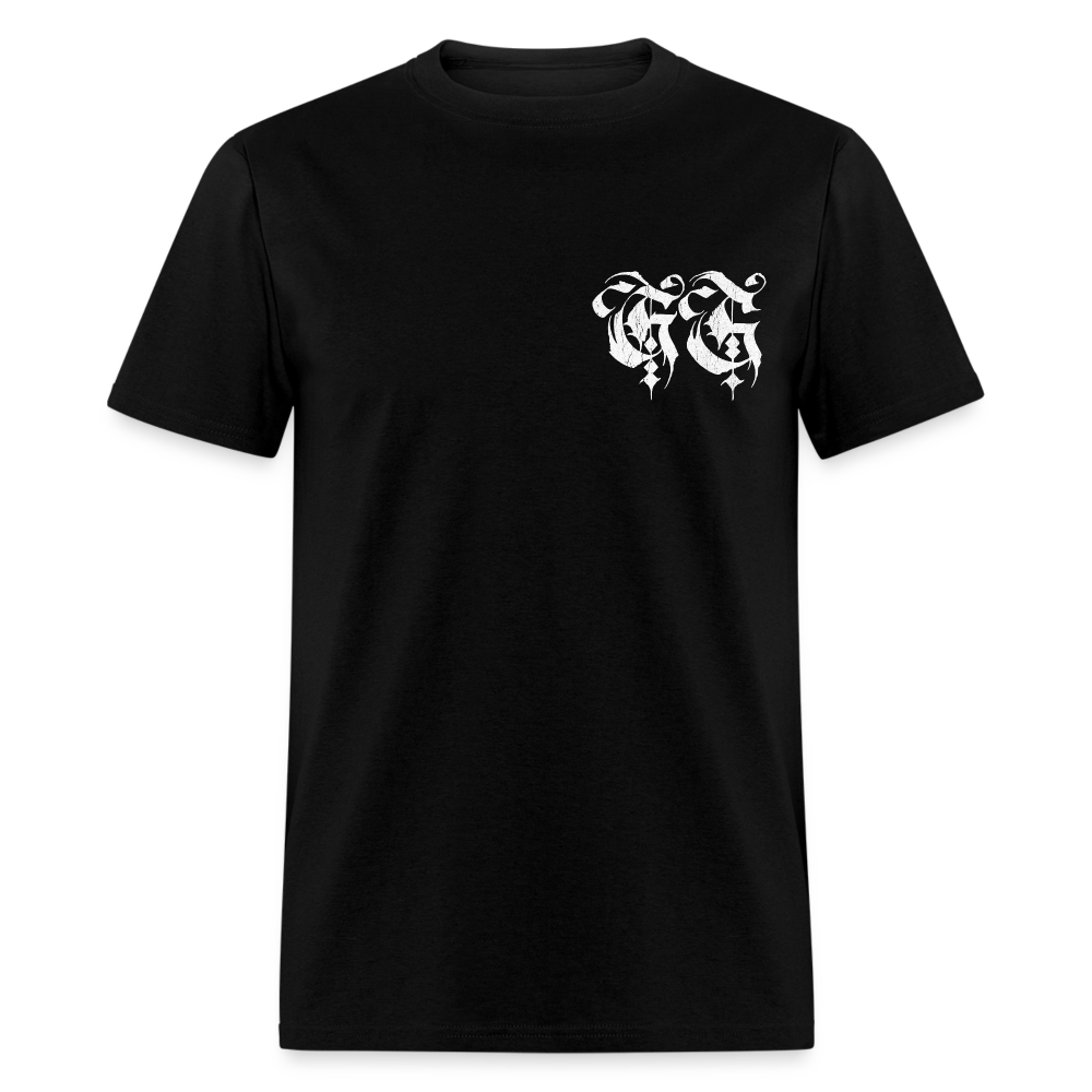 Gold Sarcophagus Tee - black