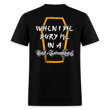 Load image into Gallery viewer, Gold Sarcophagus Tee - black
