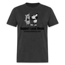 Load image into Gallery viewer, Support Tee - heather black
