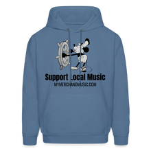 Load image into Gallery viewer, Support Hoodie - denim blue
