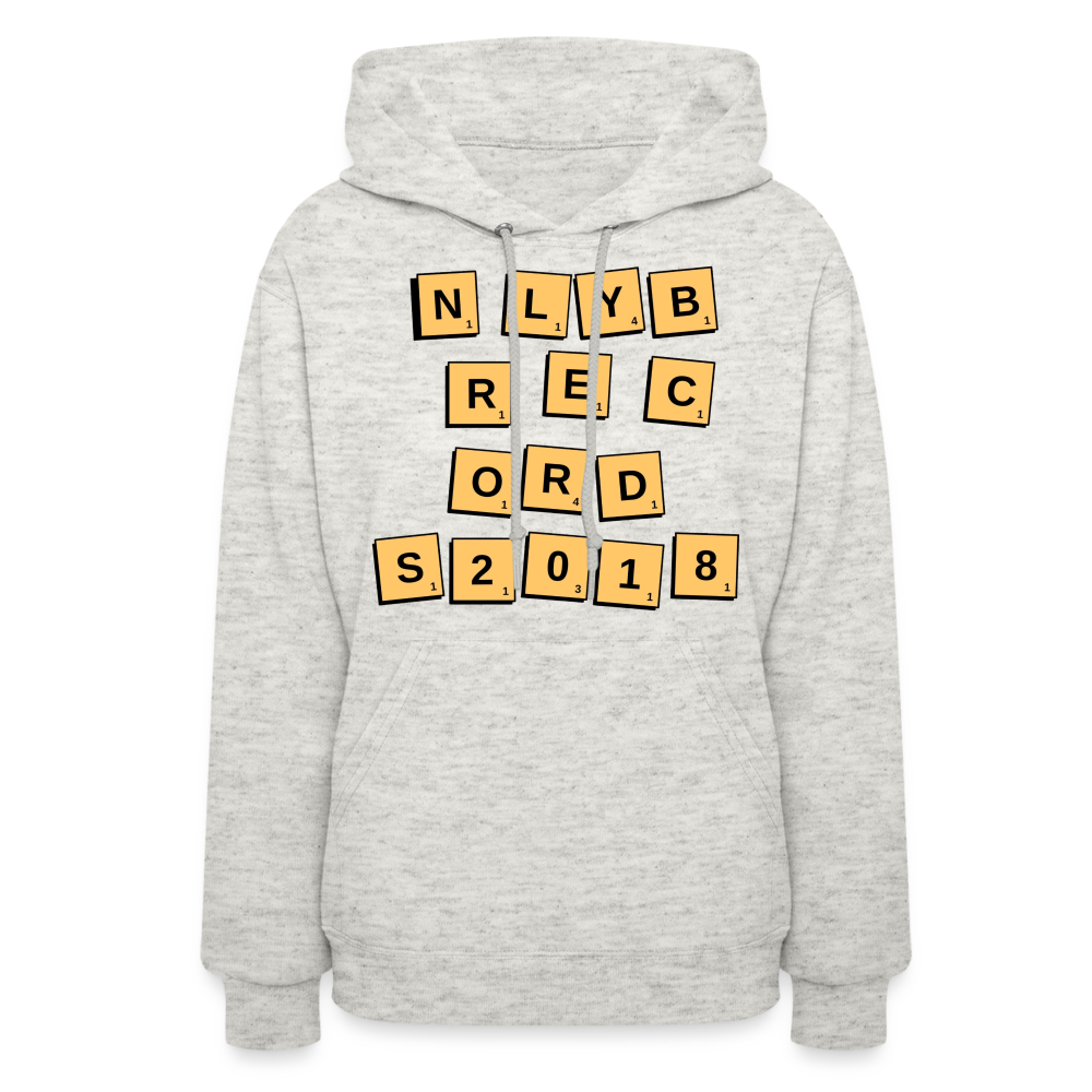 Women's Tiles Hoodie - heather oatmeal