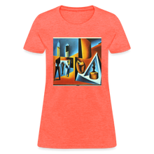 Load image into Gallery viewer, Women&#39;s Dali Tee - heather coral
