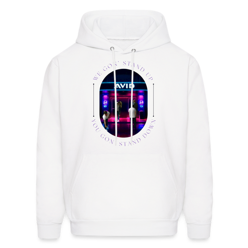 Stand Down Hoodie - white