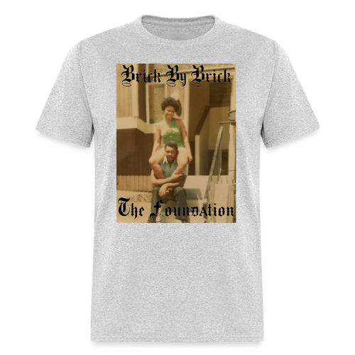 Young Nicky Brick By Brick Tee - heather gray