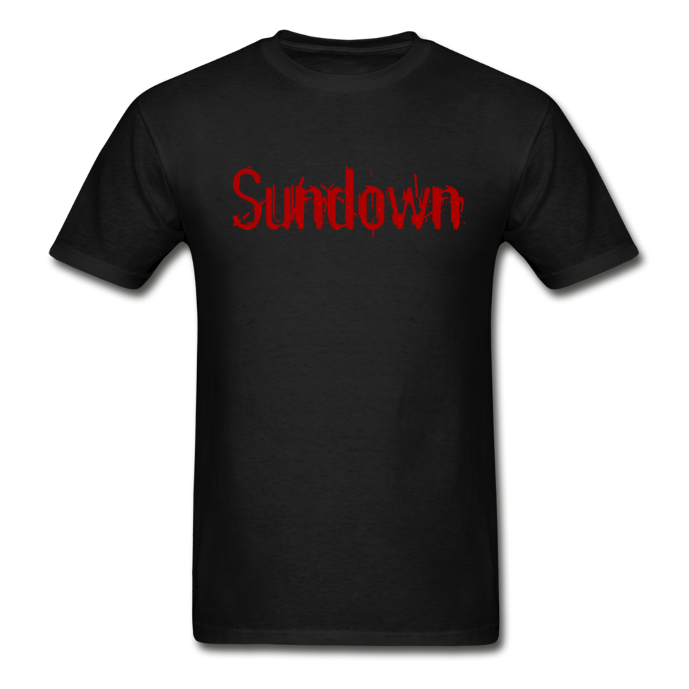 Sundown Adult Tagless T-Shirt - black
