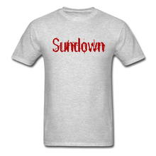 Load image into Gallery viewer, Sundown Adult Tagless T-Shirt - heather gray
