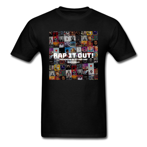 Rap It Out Tee - black