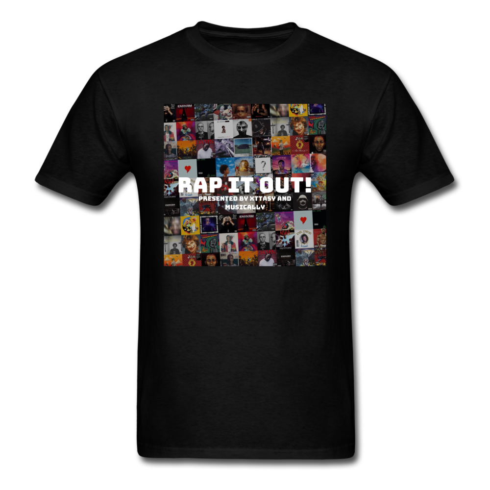 Rap It Out Tee - black