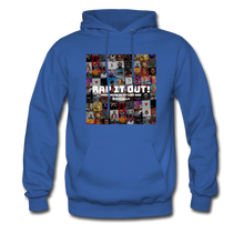 Load image into Gallery viewer, Rap It Out Hoodie - royal blue
