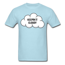 Load image into Gallery viewer, Keepin&#39; It Cloudy Classic Tee - powder blue
