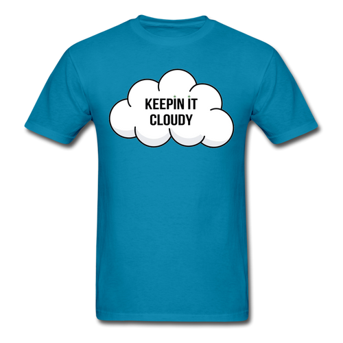 Keepin' It Cloudy Classic Tee - turquoise