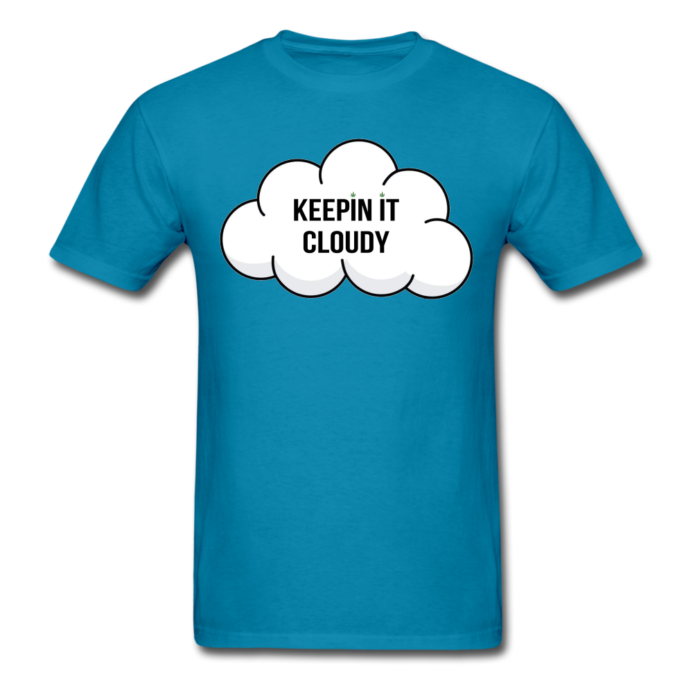Keepin' It Cloudy Classic Tee - turquoise