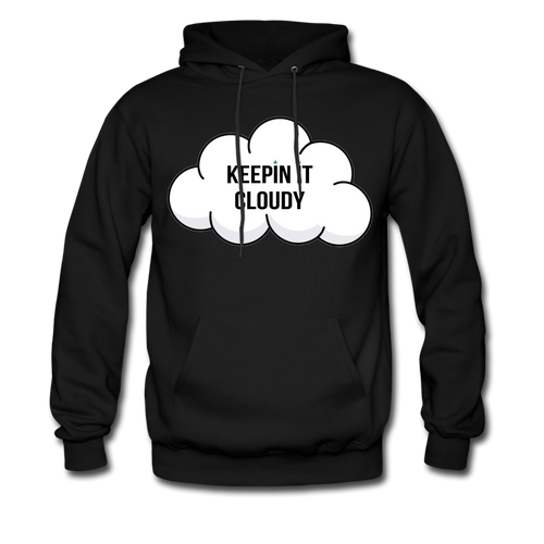 Keepin' It Cloudy Hoodie - black