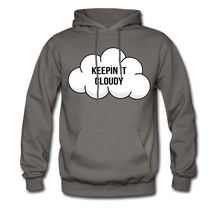 Load image into Gallery viewer, Keepin&#39; It Cloudy Hoodie - asphalt gray
