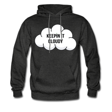 Load image into Gallery viewer, Keepin&#39; It Cloudy Hoodie - charcoal gray
