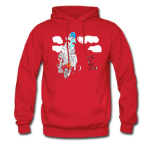 Load image into Gallery viewer, Keeping&#39; It Cloudy ROTC Hoodie - red
