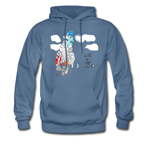 Keeping' It Cloudy ROTC Hoodie - denim blue
