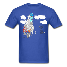 Load image into Gallery viewer, Keeping&#39; It Cloudy ROTC Tee - royal blue
