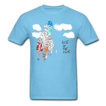 Load image into Gallery viewer, Keeping&#39; It Cloudy ROTC Tee - aquatic blue
