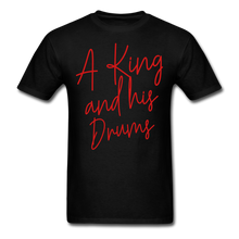 Load image into Gallery viewer, A King and his Drums Classic Tee - black
