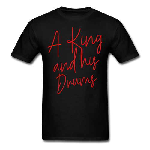 A King and his Drums Classic Tee - black