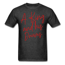 Load image into Gallery viewer, A King and his Drums Classic Tee - heather black
