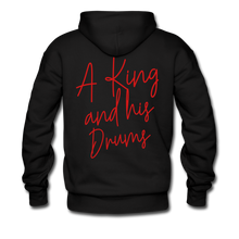Load image into Gallery viewer, A King and his Drums Hoodie - black
