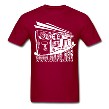 Load image into Gallery viewer, Darrell Qualls Pedals Tee - dark red
