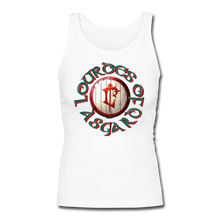 Load image into Gallery viewer, Lourdes Of Asgard Women&#39;s Fitted Tank - white
