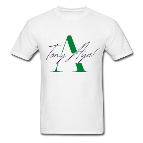 Tony Aye! Tee - white