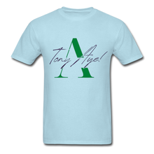 Load image into Gallery viewer, Tony Aye! Tee - powder blue
