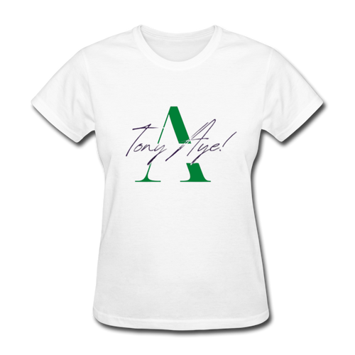 Tony Aye! Women's Tee - white