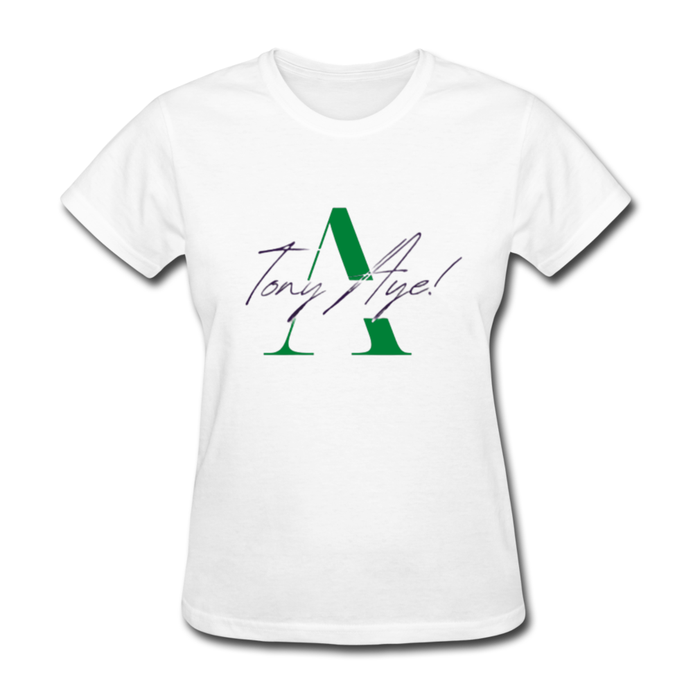 Tony Aye! Women's Tee - white