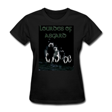 Load image into Gallery viewer, Lourdes Of Asgard Beings Women&#39;s T-Shirt - black

