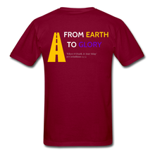 Load image into Gallery viewer, LHJ From Earth To Glory Tee - burgundy
