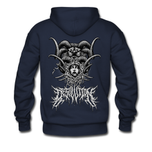 Load image into Gallery viewer, Desolution B/W Lion Hoodie - navy
