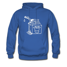 Load image into Gallery viewer, Milk Krayt White Logo Hoodie - royal blue
