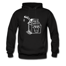 Load image into Gallery viewer, Milk Krayt White Logo Hoodie - black
