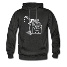 Load image into Gallery viewer, Milk Krayt White Logo Hoodie - charcoal grey
