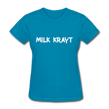 Load image into Gallery viewer, Milk Krayt Women&#39;s Tee - turquoise
