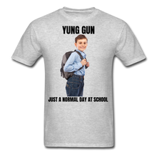 Load image into Gallery viewer, YUNG GUN  Normal Day Tee - heather gray

