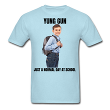 Load image into Gallery viewer, YUNG GUN  Normal Day Tee - powder blue

