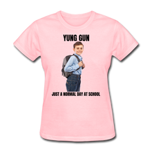 Load image into Gallery viewer, YUNG GUN Normal Day Women&#39;s Tee - pink
